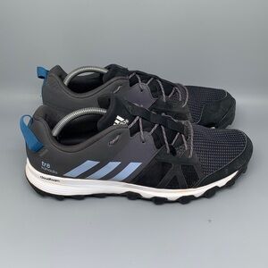 Adidas Kanadia TR8‎ Cloudfoam Black Blue Trail Running Shoes BB4416 Men’s Sz 11